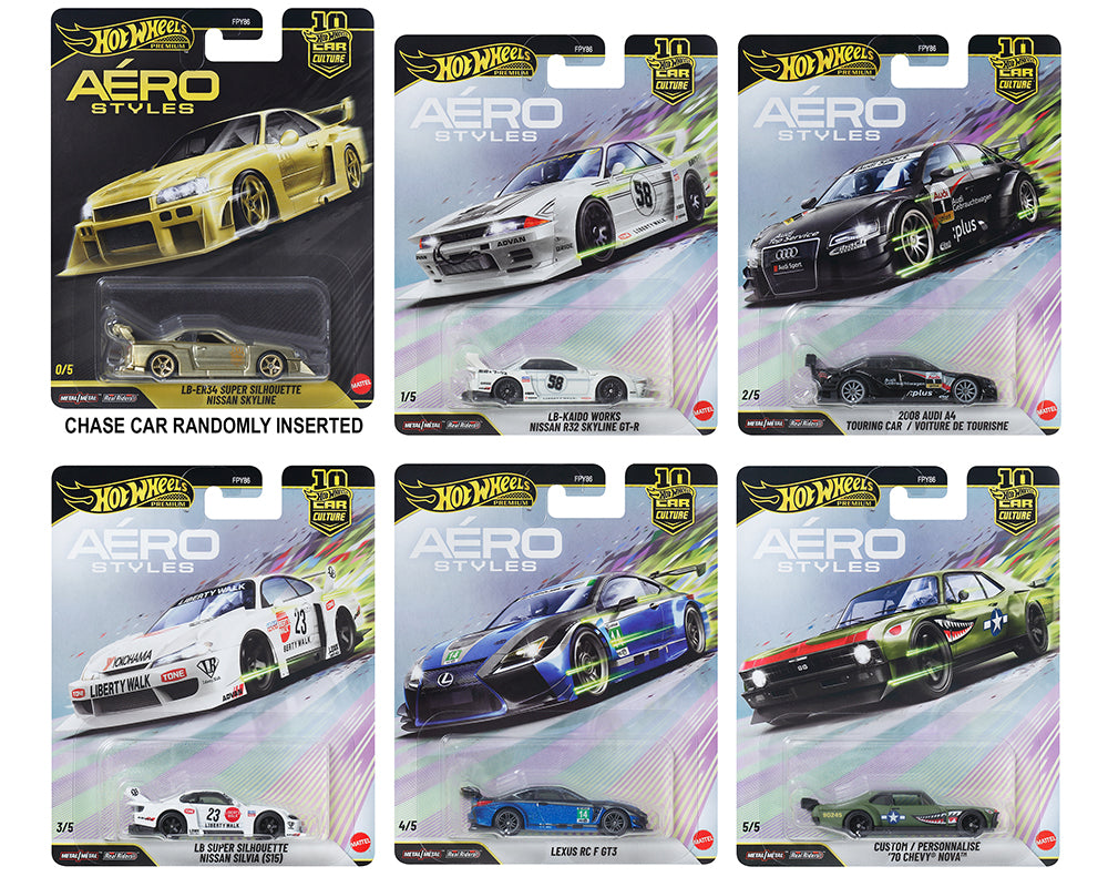 Hot Wheels Aero Style 2026 U Case Car Culture Set – Kai's Kollectibles