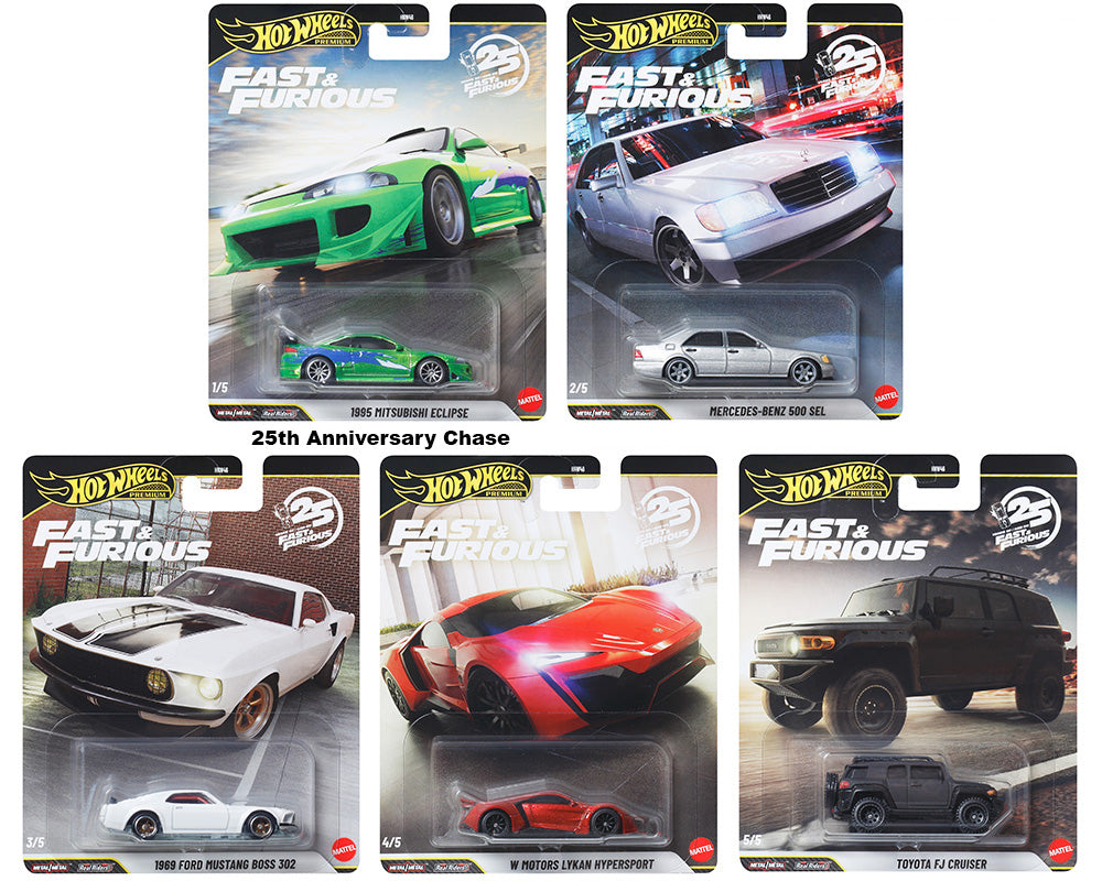 Hot Wheels Fast & Furious 25th Anniv. 2026 N Case Sealed HNW46