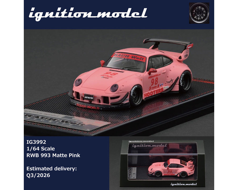 Ignition Model 1:64 RWB 993 Matte Pink Diecast – Kai's Kollectibles