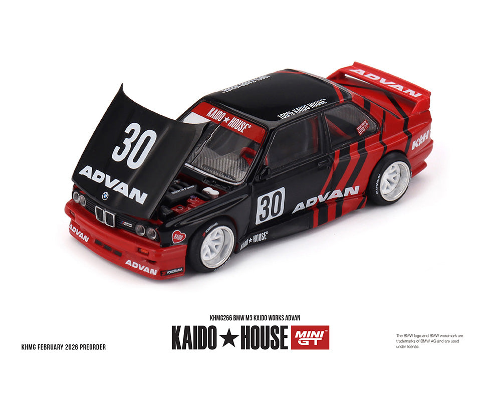 Kaido House BMW M3 Kaido Works Advan Black Red KHMG266 – Kai's