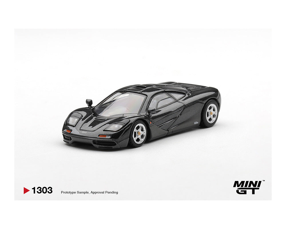 Mini GT McLaren F1 Blue Black Metallic 1:64 – Kai's Kollectibles
