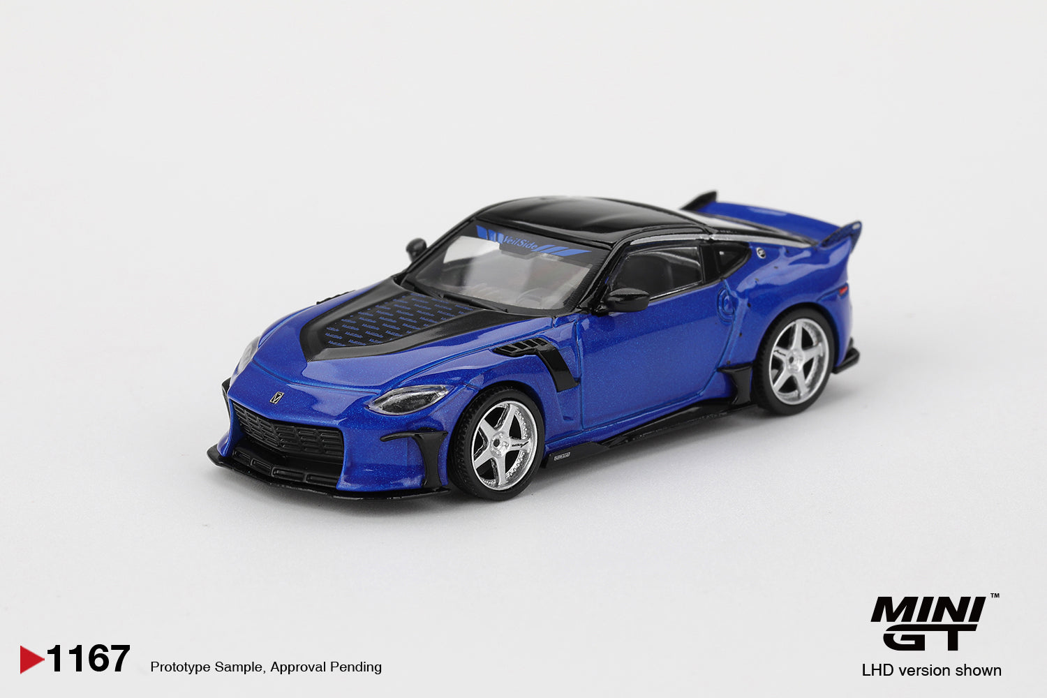 Mini GT Nissan Z VeilSide FFZ400 Seiran Blue 1:64 MGT01167-BL